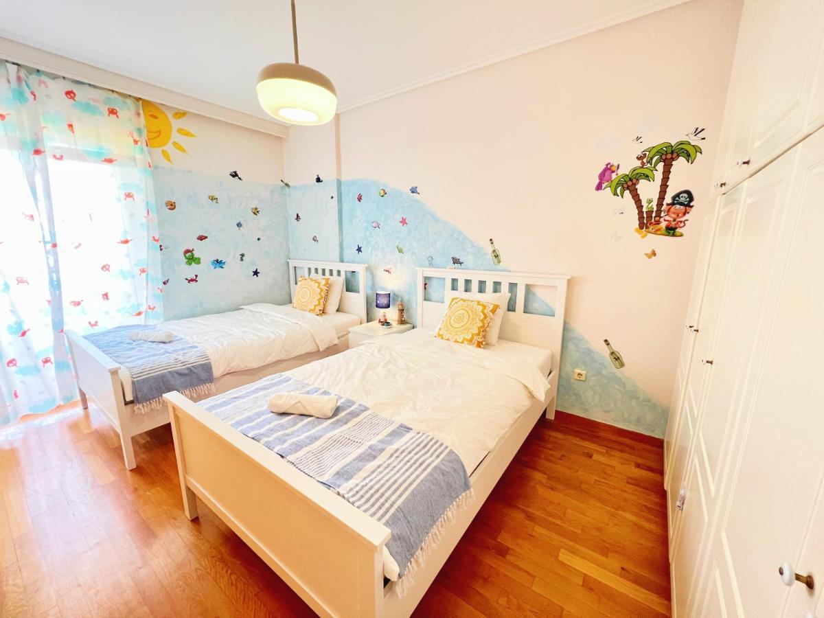 Cozy Fairytal Garden Apartment, Family Friendly, Free Parking, 15 Min To Airport Athen Exterior foto