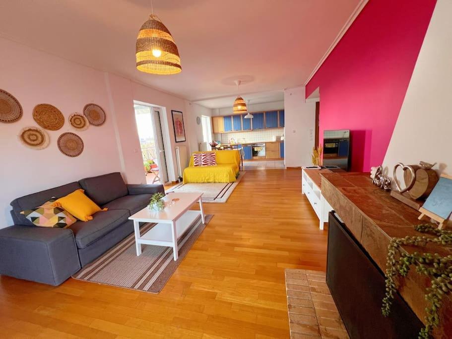 Cozy Fairytal Garden Apartment, Family Friendly, Free Parking, 15 Min To Airport Athen Exterior foto