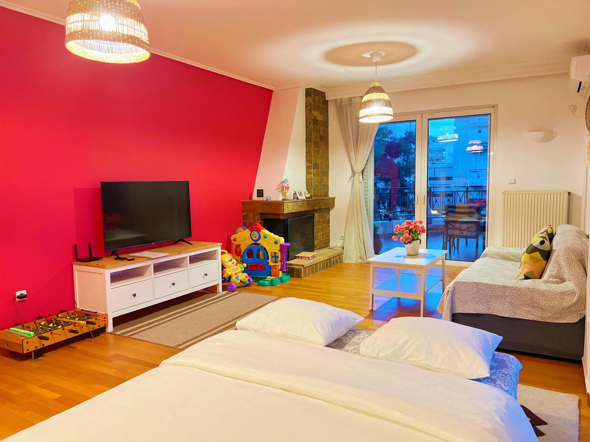 Cozy Fairytal Garden Apartment, Family Friendly, Free Parking, 15 Min To Airport Athen Exterior foto