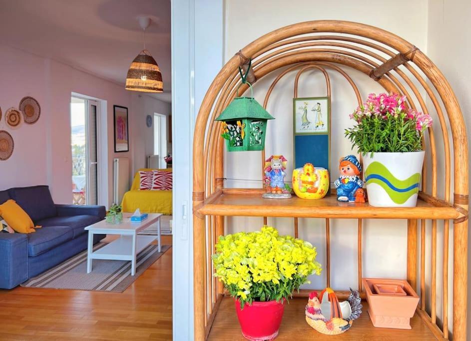 Cozy Fairytal Garden Apartment, Family Friendly, Free Parking, 15 Min To Airport Athen Exterior foto
